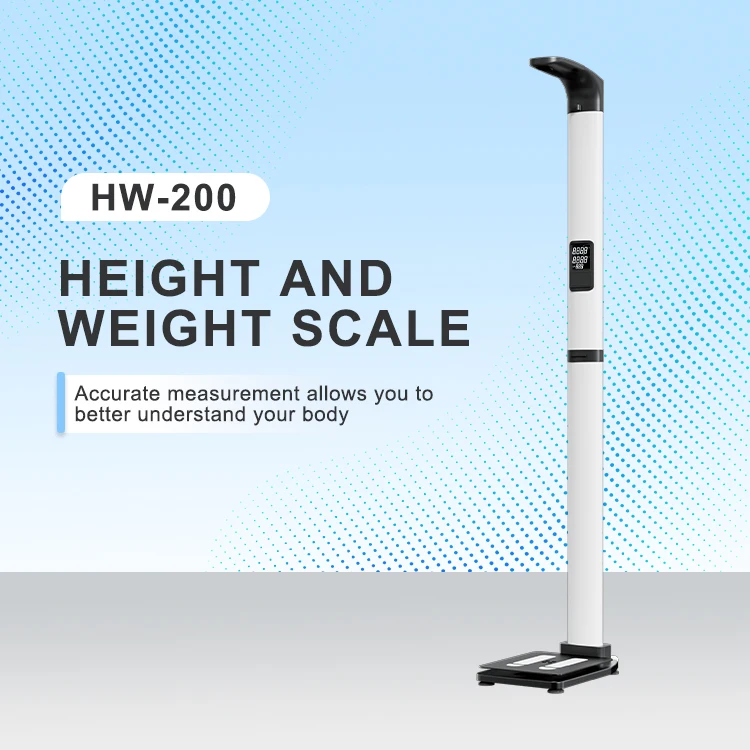 Height Measuring Scale Weighing Scales 200kg Weight and Height Scales for Pharmacy