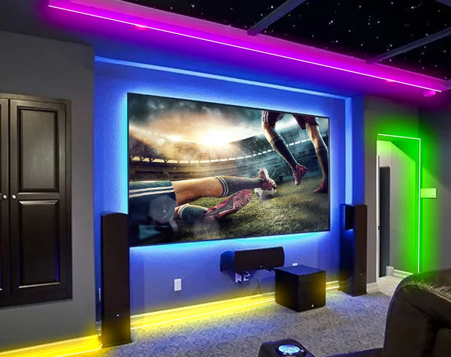 220V EU Led Strip Light RGB 4Pin 5050 Super Bright Flexible Tape IP67 Waterproof 1m-50M 60LEDs/M with 1500W IR Remote Control