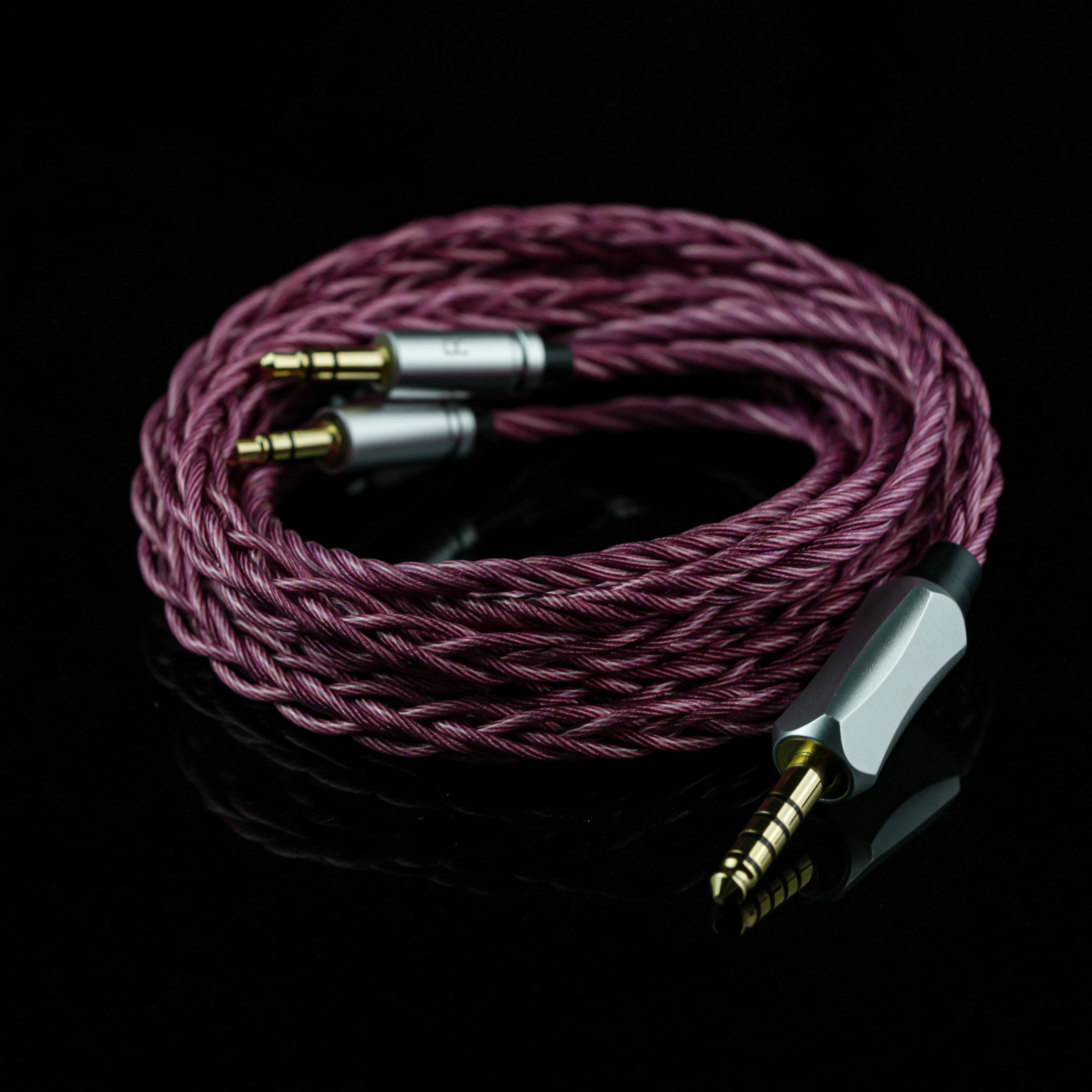Hedacabl HD-06 7N OCC symmetrisches Kopfhörerkabel, Dual 3,5 mm auf 4,4/3,5 mm/XLR, für Sennheiser, HIFIMAN, Sony, Beyerdynamic, Crosszone – Detail 8