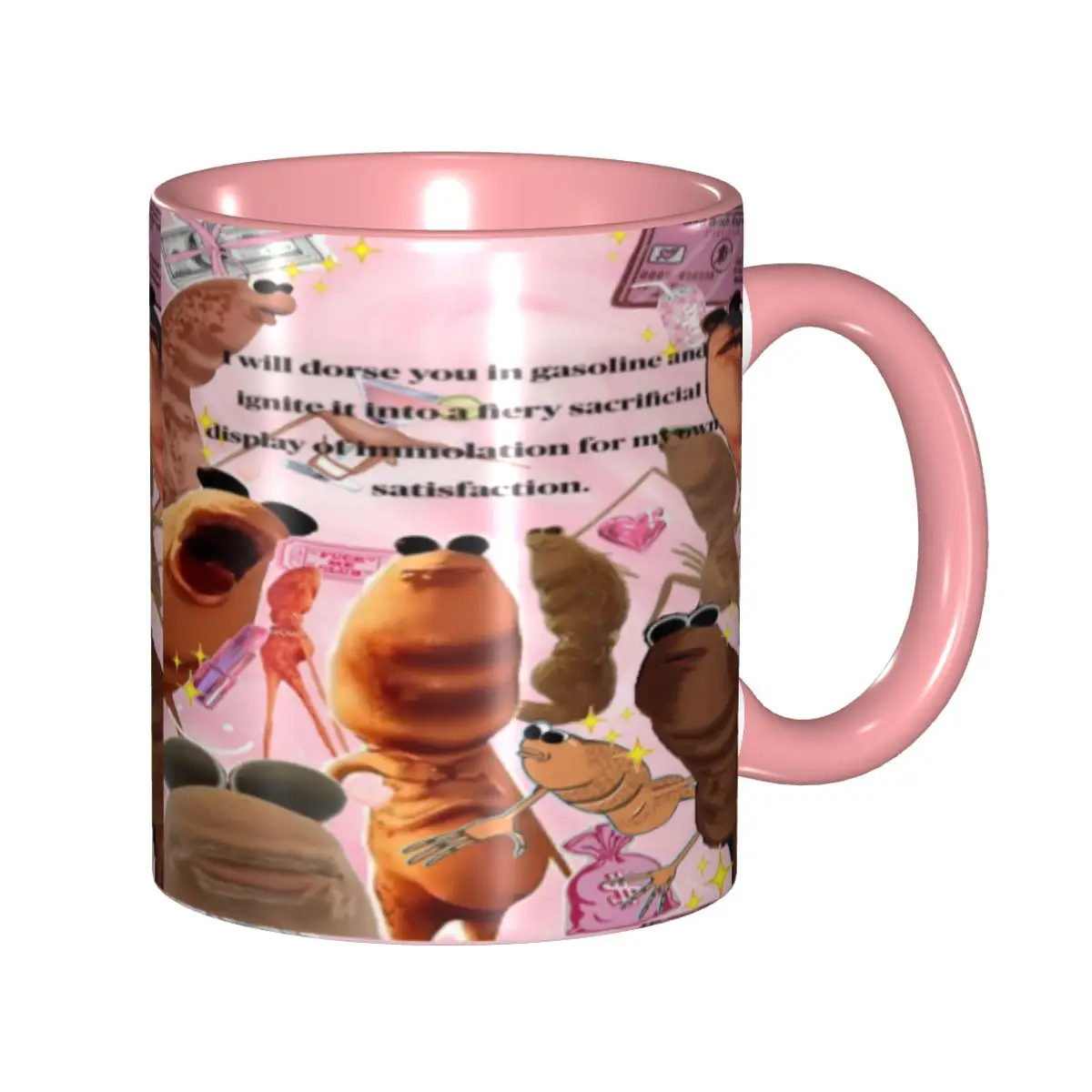 

Marcus The Worm Robert Help Tea Cup Cute Mug Gifts For Woman Man