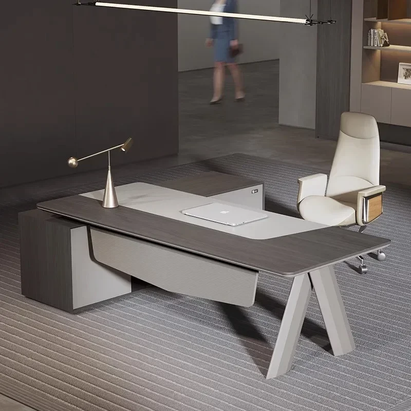 

Простой дизайн, офисные столы, компьютерные современные роскошные угловые офисные столы с ящиками, итальянская мебель Scrivanie LLOD