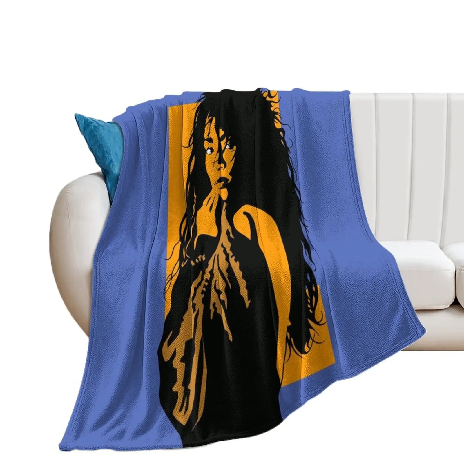 Jody Watley, Cut paper on board, 15 x 20, 2013 Throw Blanket Flannel Vintage Thins Blankets