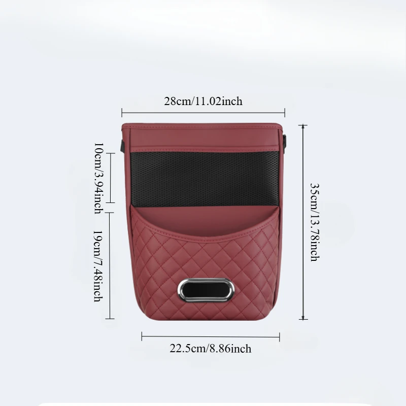 Car Seat Storage Bag, Available in Four Colors, Matchinging with Different Car Interiors, Partitioned Storage of Car Items, Tidy Car Interiors, New Car Supplies, Car Accessories