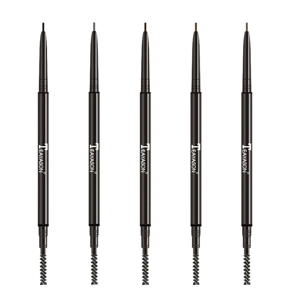 Micro Eyebrow Pencil Dual Ended Makeup Tools Draws Tiny Hairs Full Brows