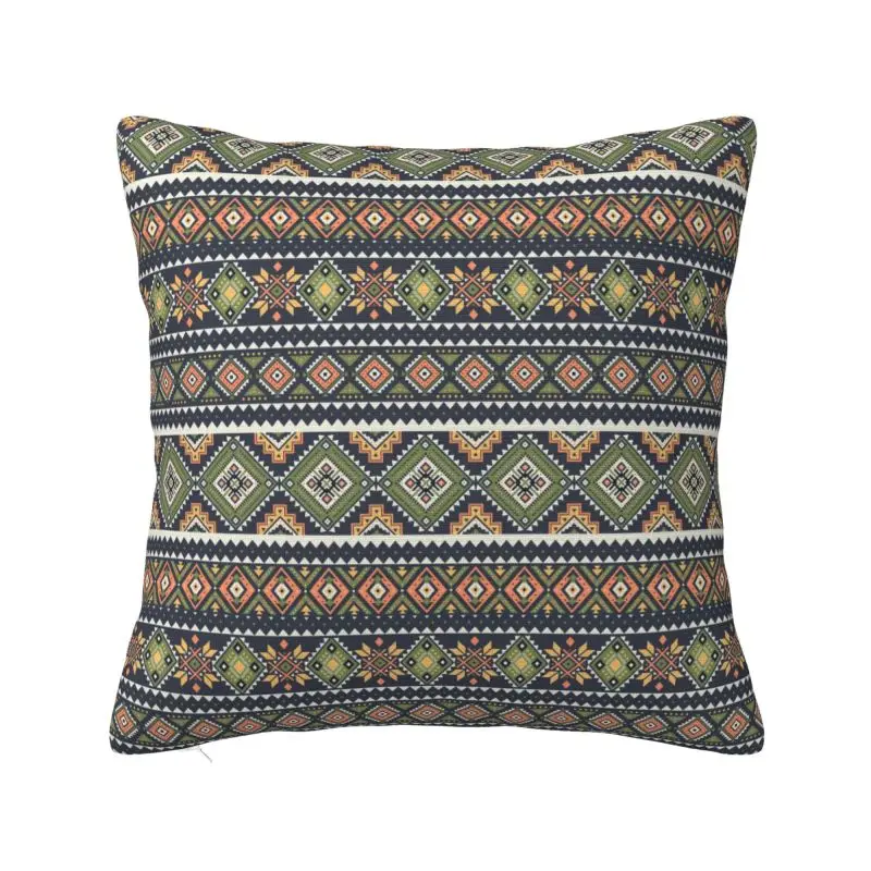 Custom Vintage Boho Bohemian Cushion Cover 3D Printing Square Floor Pillow Case for Car Pillowcase Decoration