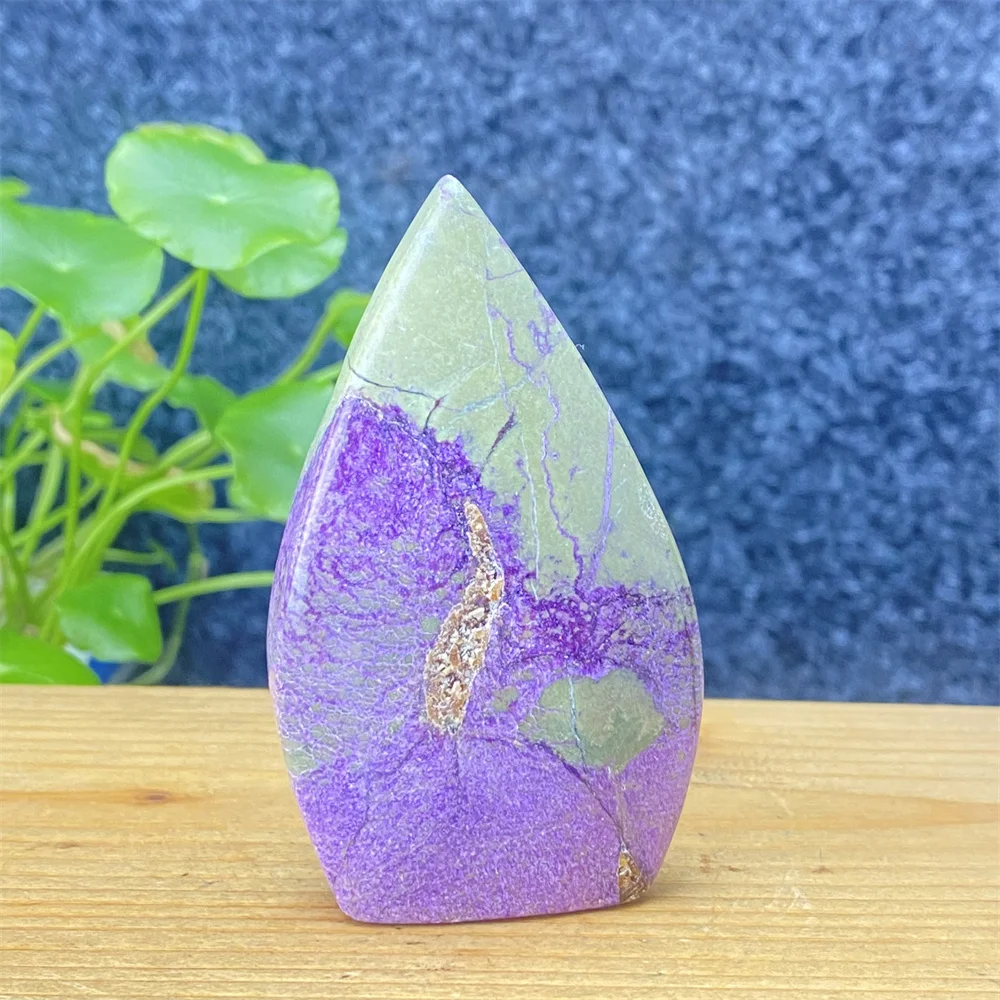 Natural Rare Noble Arthur Lantis Amethyst Crystal Ornament  Hand Polished Torch  Home Decoration  Holiday Gift