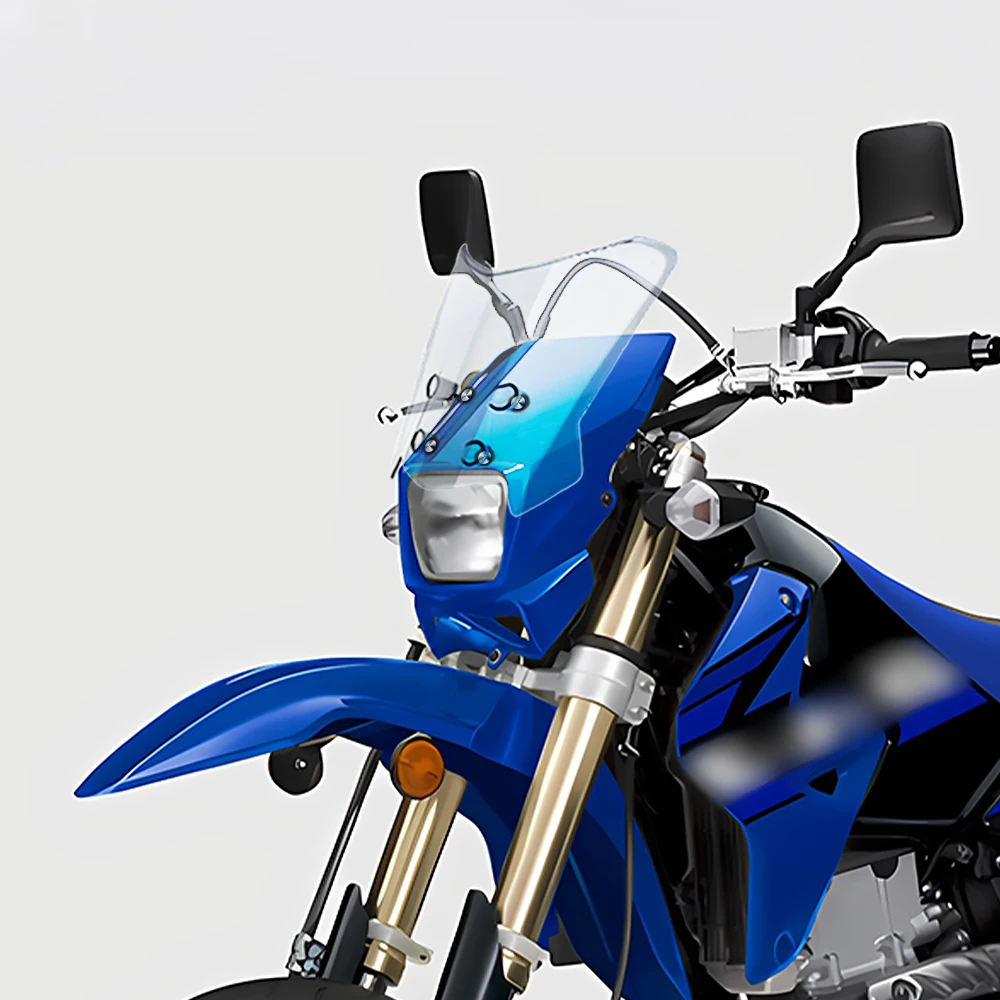 For suzuki 2024 2025 DR-Z 400SM motorcycle adventure windshield extension style Windscreen Wind Deflector Screen
