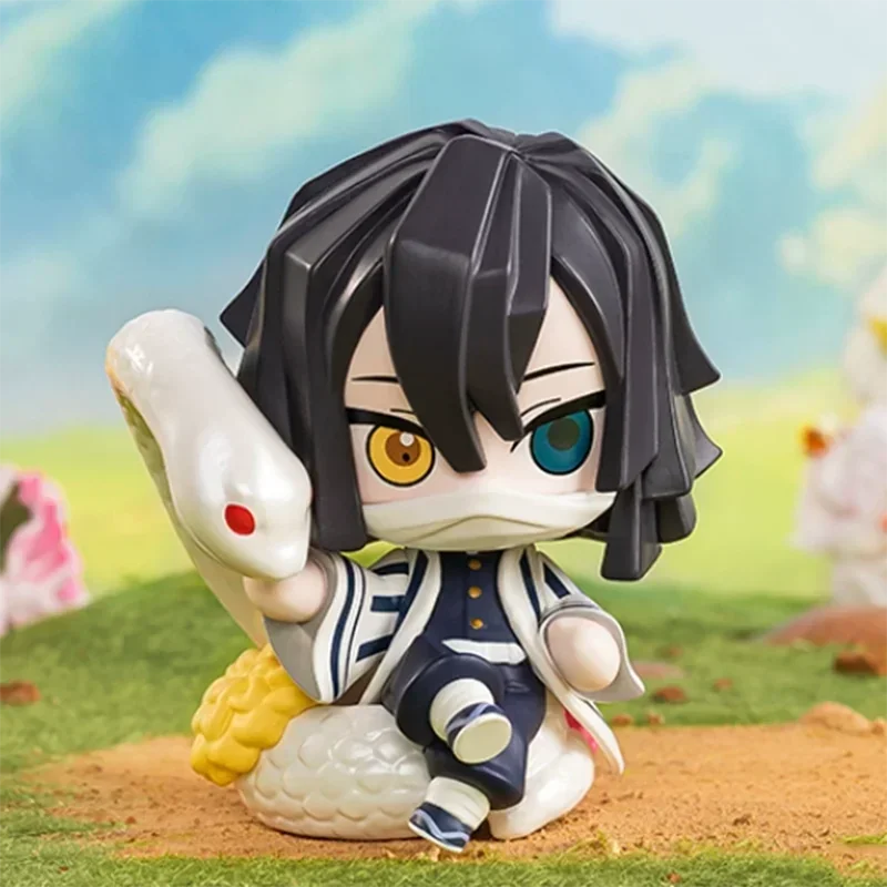 Pop Mart Demon Slayer Geboorte Bloem Serie Blind Box Guess Bag Mystery Box Speelgoed Pop Leuke Anime Figuur Ornamenten Gift Collection