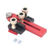 Portable Adjustable Aluminum Table Saw Jig Guide - Fast Cutting Limit Fence for Woodworking & for band Saws