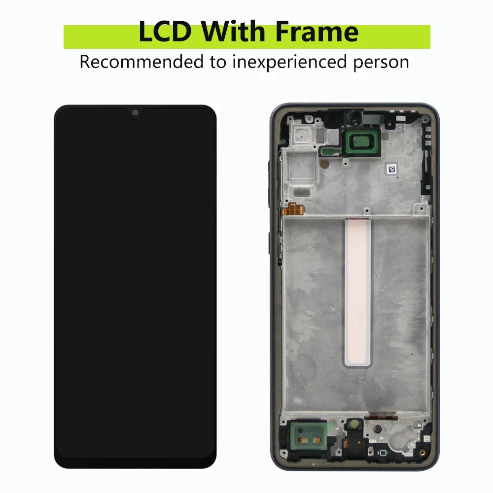 A33 5G Super AMOLED Display Screen For Samsung Galaxy A336 A336B A336E Display with Touch Screen  Replace Digitizer With Frame