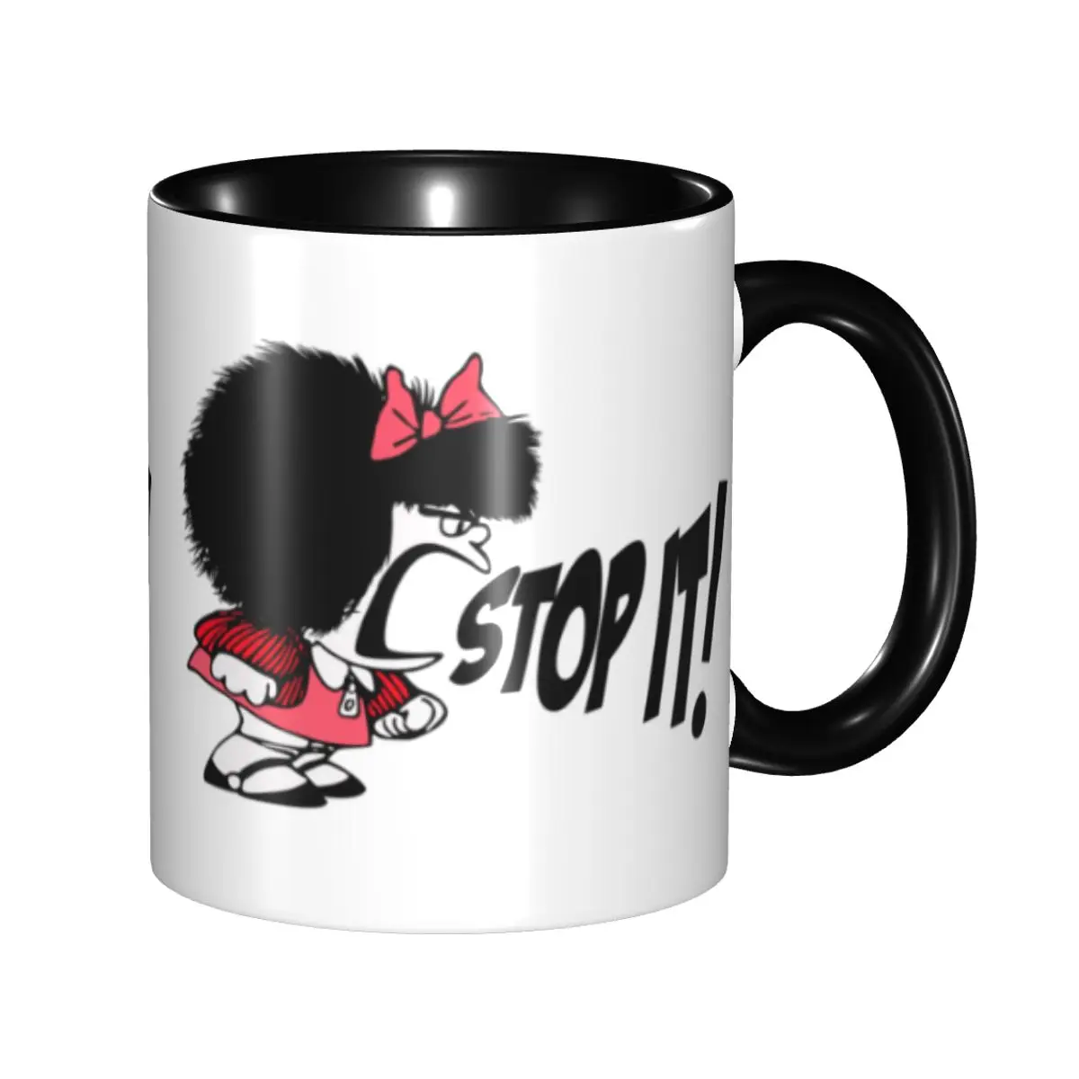 

Mafalda Stop It Mugs Customized Coffee Ceramic Mug Cup Creative Gift