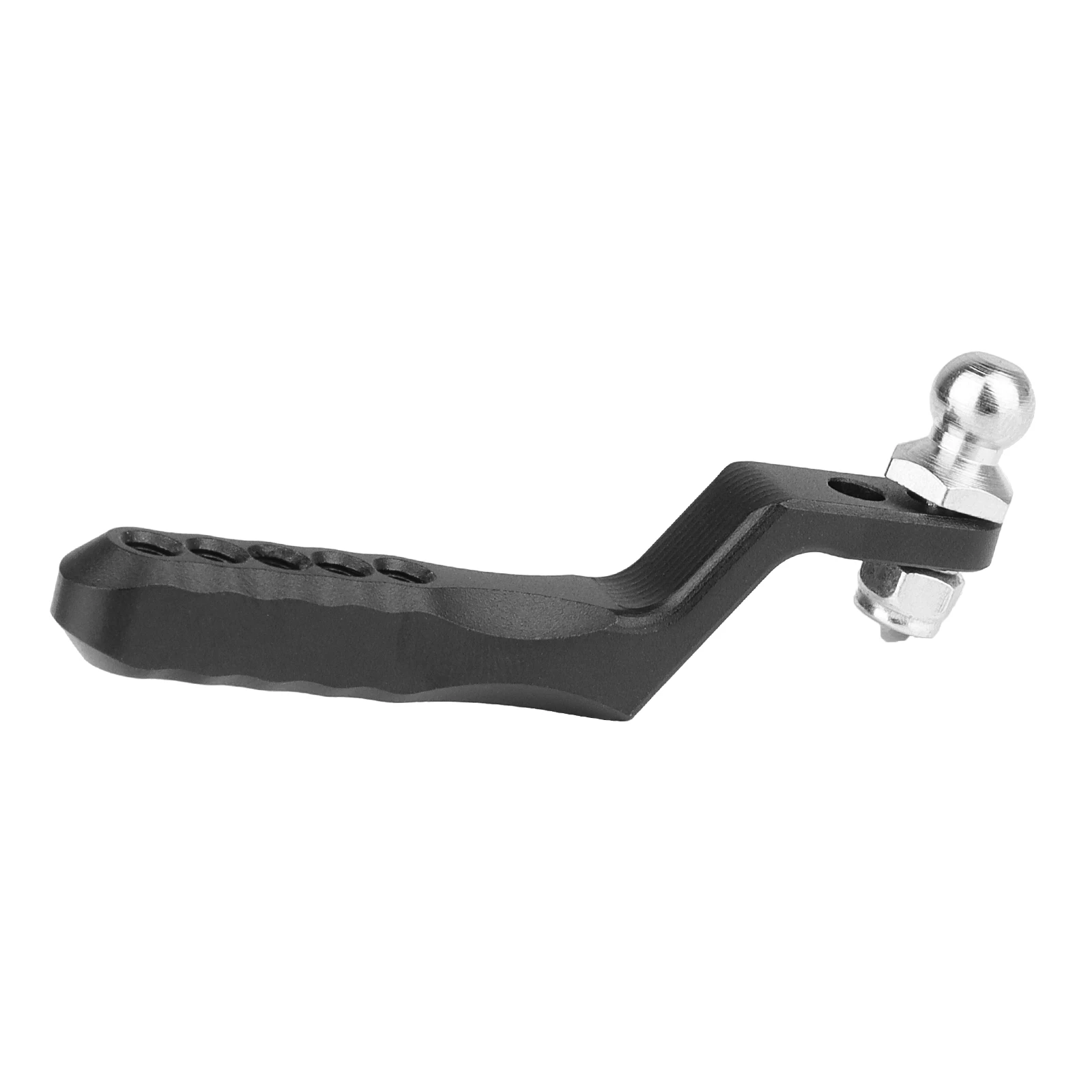 HobbyPark Aluminum Drop Hitch Receiver Metal Trailer Tow for TRX4 SCX10 1/10 RC Crawler Truck Upgrade