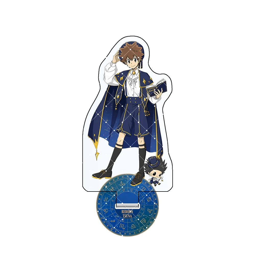 Reborn! Tsunayoshi Sawada 15cm Acrylic Stand Keychain Constellation Magician Anime Figure Decor Gift For Fans