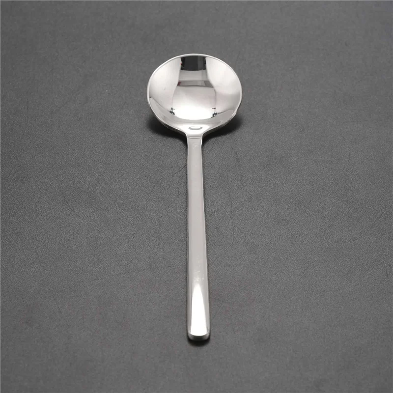AS94-6 pezzi cucchiaio da caffè cucchiaio da caffè in acciaio inossidabile 304 con manico lungo set di cucchiaini da tè da dessert accessori da cucina argento S