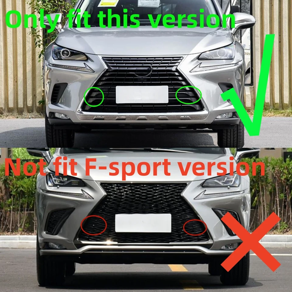 レクサスNX200 NX300 NX300h 2018 2019 2020車のフロントバンパー牽引