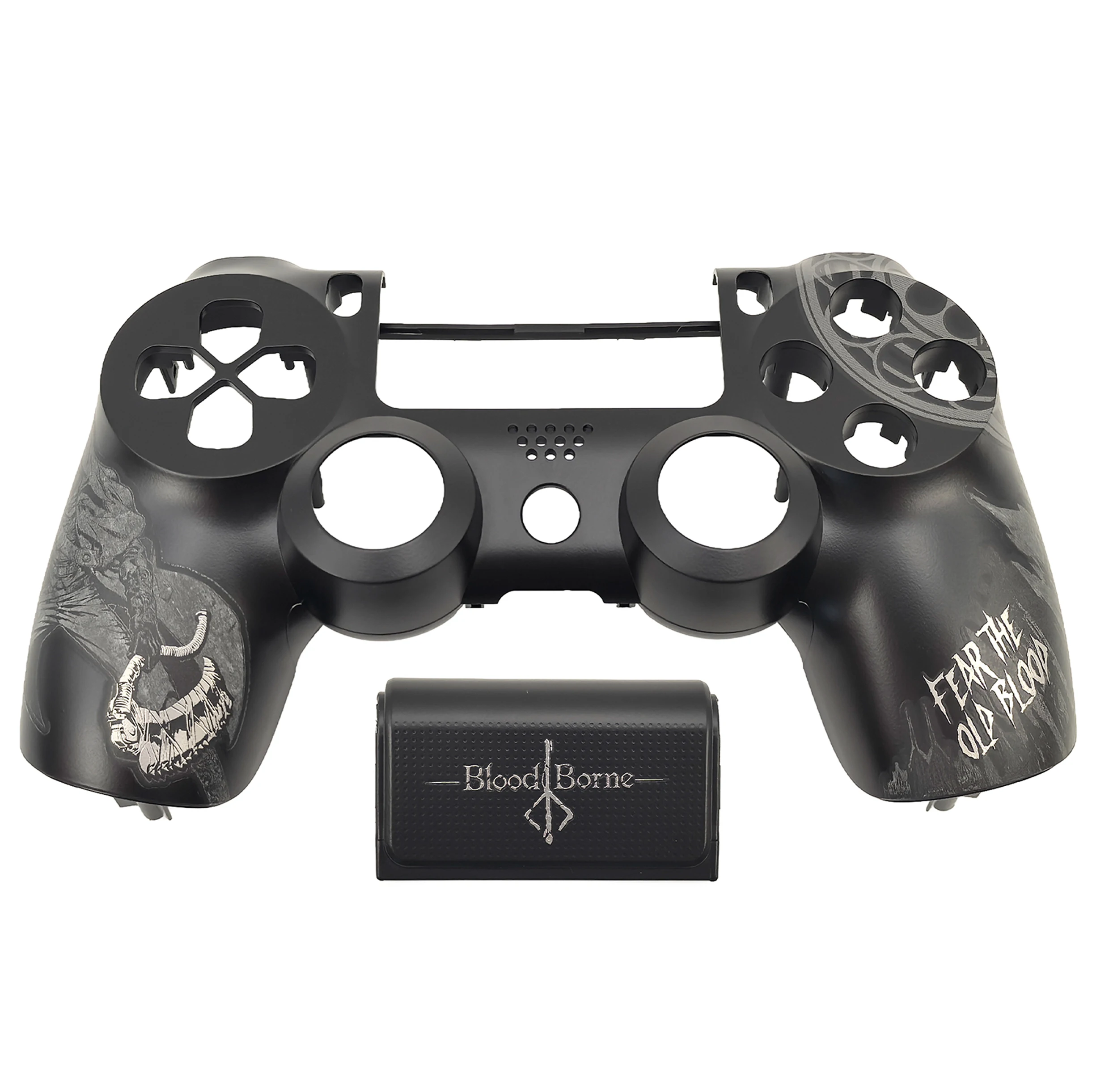 For PS4 Controller Shell, Stylish Custom Faceplate Cover for DualShock 4, Replacement Housing for JDM-040/050/055