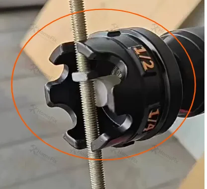 Power Drill Adapter Nut Spinning Wrench, Aftermarket 3D Print Tool for All‑Thread Rod Nuts
