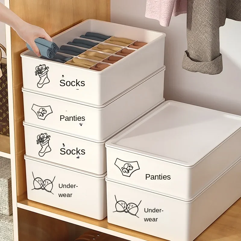 

Storage ******derwear socks underwear wardrobe underwear sorting box grid bra drawer type