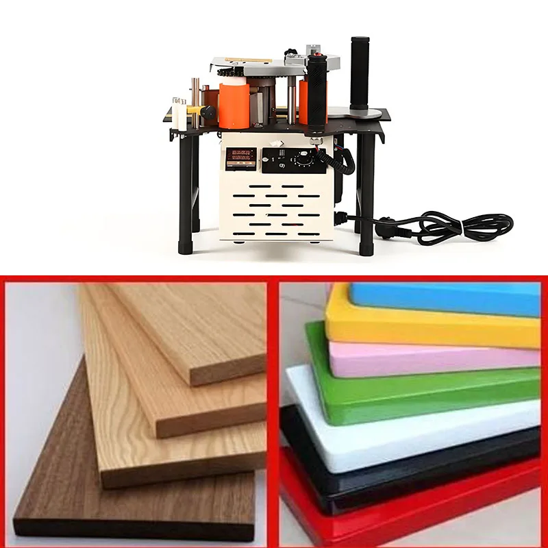 

Portable Edge Banding Machine Manual Curve Straight Line Mini Woodworking Edge Bander Edge Sealing Trimming