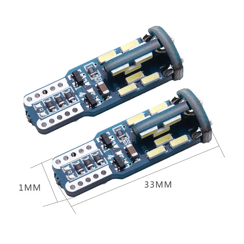 

2/4/10PCS CANBUS T10 W5W 194 LED Bulb 4014/30smd 12V Car Interior Reading Lamp Clearance Lights License Plate Bulbs Dome Signal