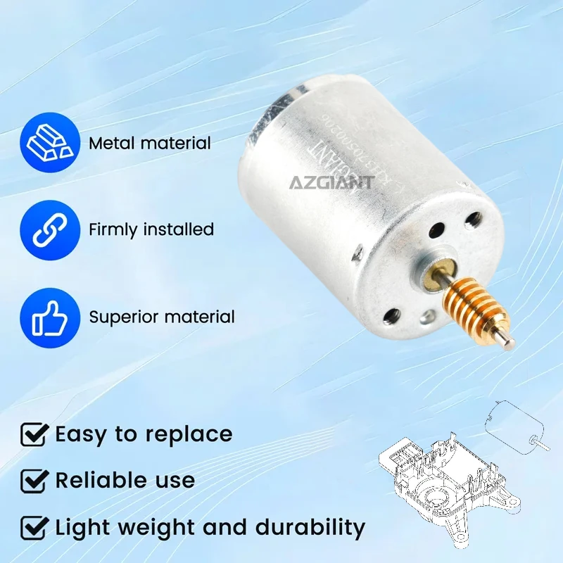 

Air Heater Flap Actuator Motor 12V RF-370CB-10750 for Audi A1 S1 Seat Tarraco VW Crafter Car Accessories Replace Exact OEM Parts