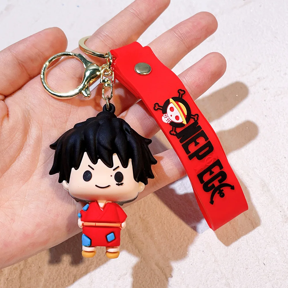 Nuevo llavero de una pieza Luffy Nami Essolon Qiao Ba llavero colgante accesorios regalo para hombres y mujeres accesorios de anime kawaii