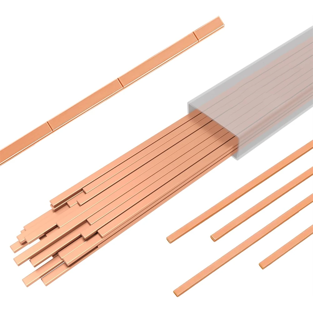 

ABKO-Silver Solder 15% For Copper And Brass Brazing Rod Kit, 20 Pcs 10" Flux Coated For HVAC Welding Plumbing