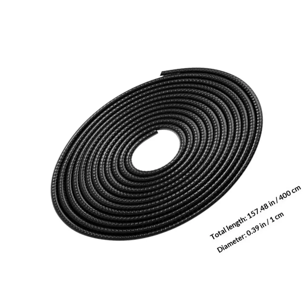 4 Meters PVC Car Door Seal Strip Soundproof Weatherstrip Anti-Collision Trim Protector for Automobile Bumper Grille Hatch view 6