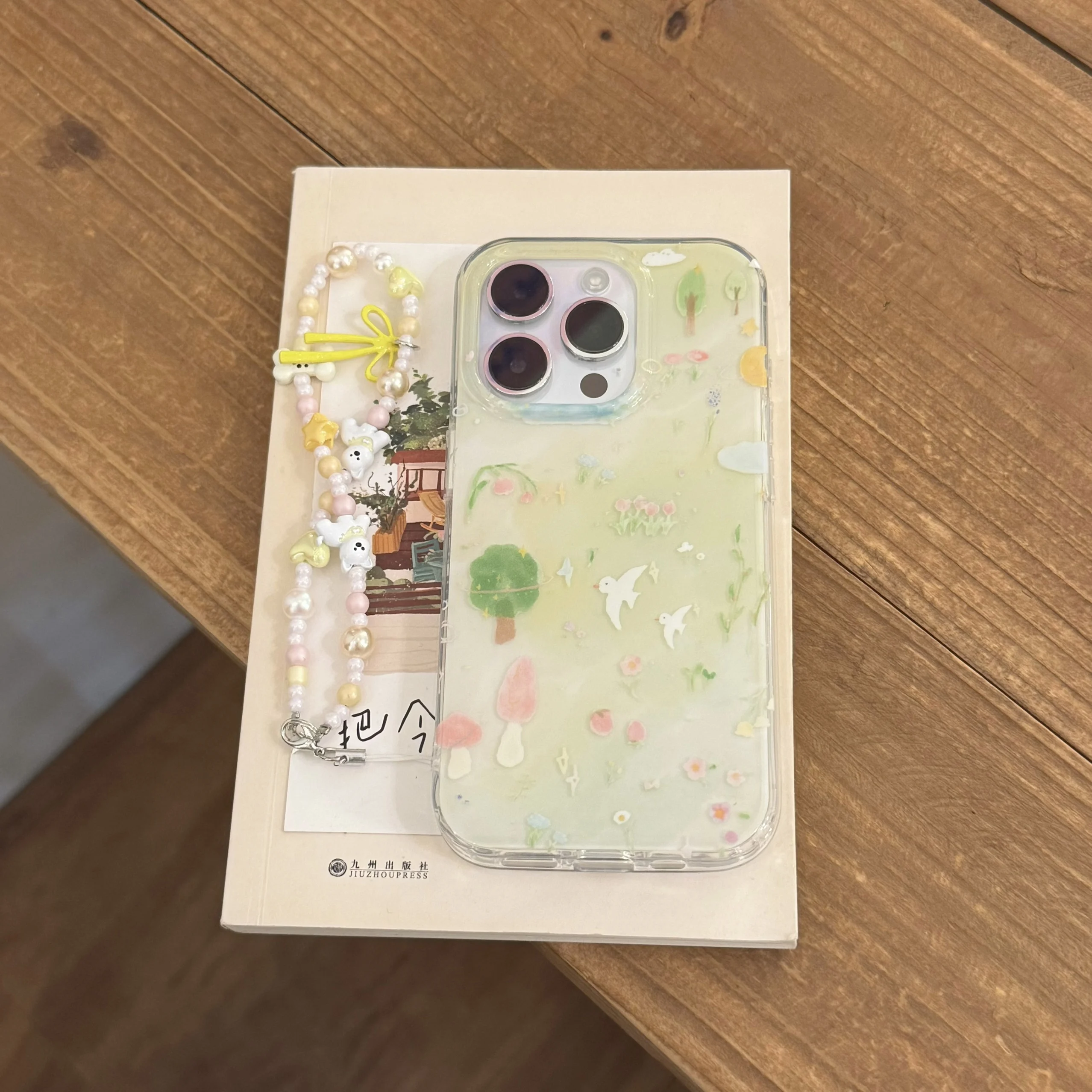 Чехол для телефона с милыми животными и птицами для Iphone 15 Pro 16 Pro Max 13 14 15 16 Pro Max 13 Pro Max, чехол-браслет Fundas