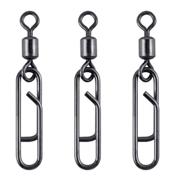 Stainless Steel Fishing Swivel Snap, Quick Change, Power Clips, Hook Lure Connector, High Strength Speed, 20pcs