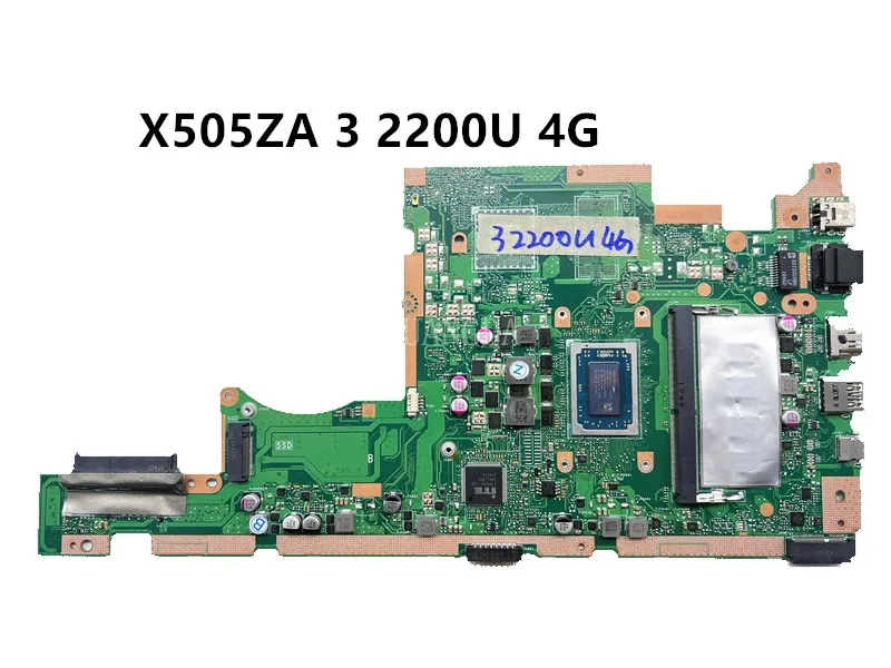 X505ZA Mainboard For ASUS RX505Z A580Z A505Z X505Z Laptop Motherboard W/R3-2200U R5-2500U 4GB 100%