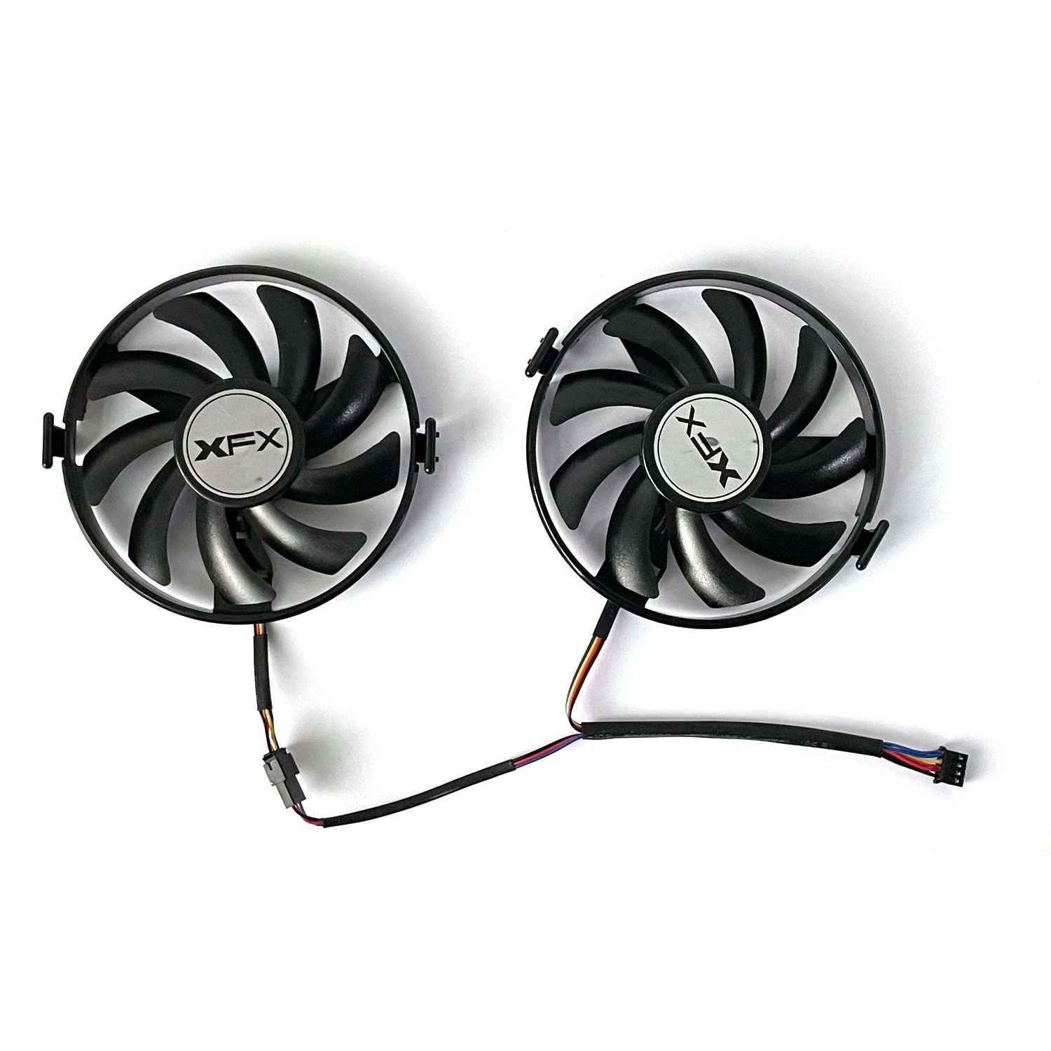 2pcs FDC10U12S9-C FY09010H12LPB 4pin Ventilador de Refrigeração para Radeon XFX R9 ETH 380 X R7 350 360 370 460-2/4 Fã Placa Gráfica