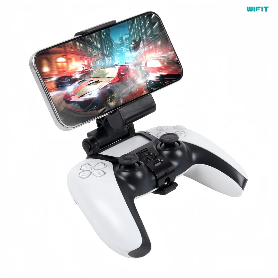 New PS5 Gamepad Clip PS5 Phone Holder Dual Adjustable Angle Desktop Metal Retractable Clip