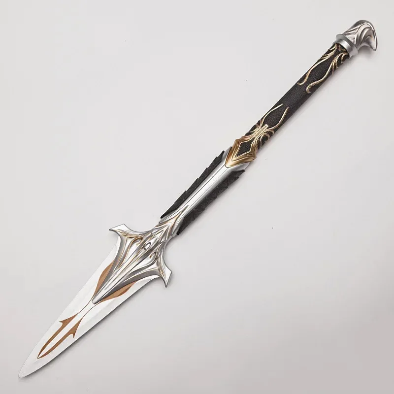 CyCosplay 65 سنتيمتر الرمح من ليونيداس المعادن السيف نموذج شفرة الفولاذ المقاوم للصدأ الطلاء الكمال لعبة الدعائم هوم الديكور جمع cra