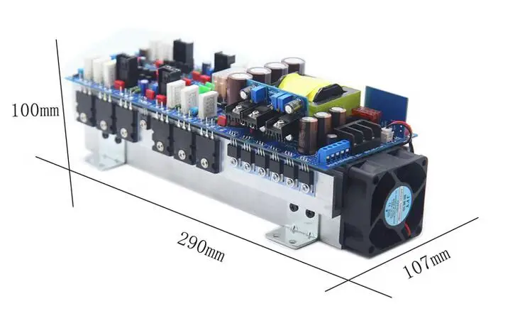 300W DC12V high power dual channel HIFI amplifier board  Battery  car mounted square dance  speaker board with BTL