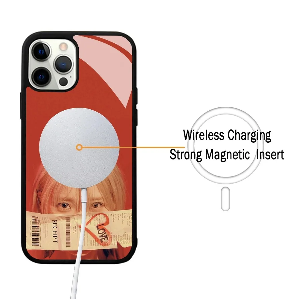 I-IU L-Lee J-Ji Eun Singer Phone Case For IPhone 15 14 13 Pro Max 11 12 Mini Alex Mirror For Magsafe Wireless Charging Cover