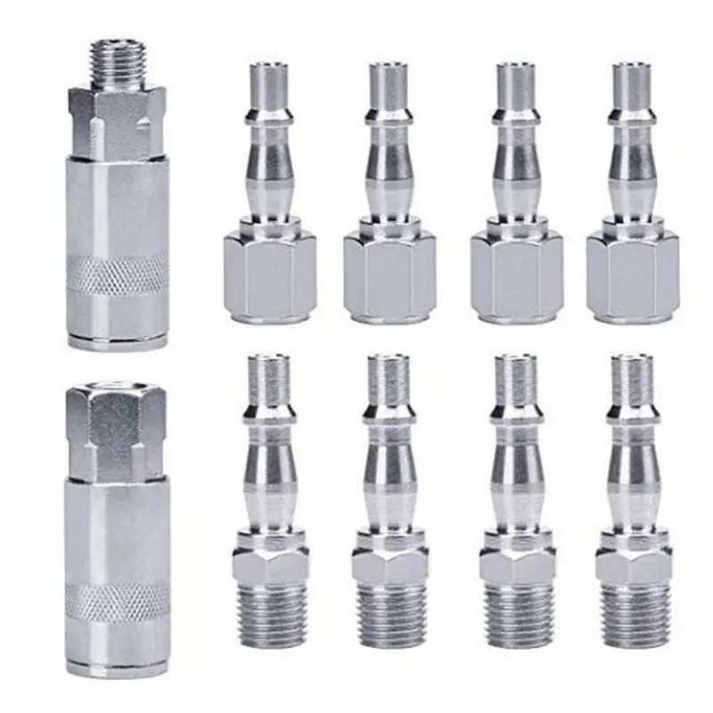 [HOT!A34R】 10PCS Quick Couplings - 1/4 Air Compressor Accessories