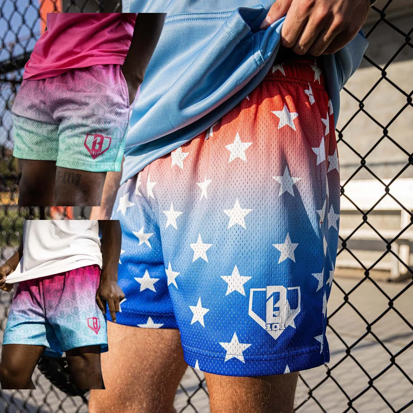 Nueva Vida de Béisbol # 101 # Shorts Deportivos de Playa para Jóvenes/Adultos/Niños, Secado Rápido, Diseño Degradado 3D, Holgados, para Verano
