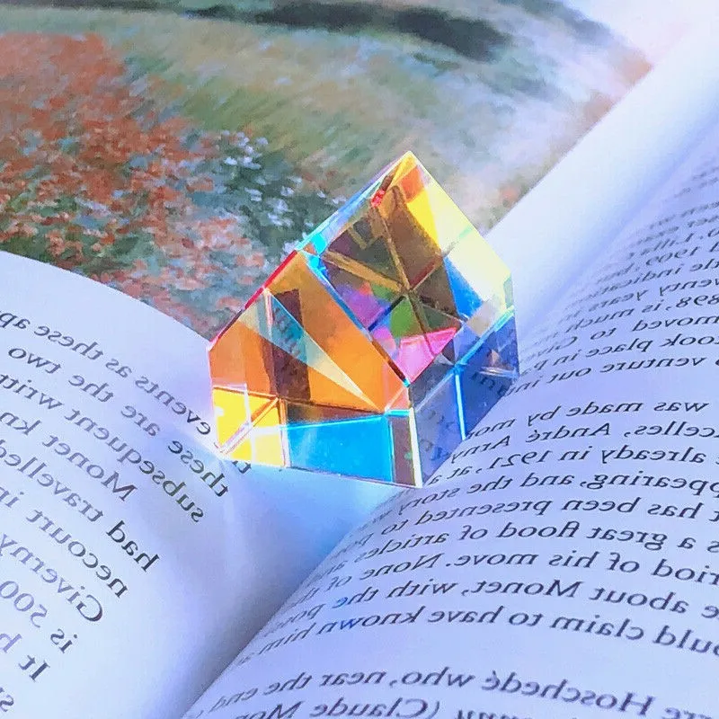 15 18 22mm RGB X-Cube Prism Combiner Splitter Cross Dichroic Polyhedron Pyramid Physics Teaching Decoration Photograph Lens