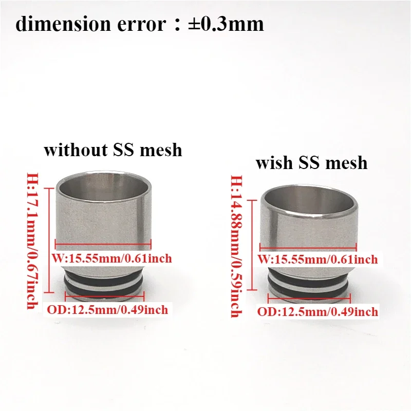 810 الفولاذ المقاوم للصدأ مع شاشة مرشح بالتنقيط تلميح، زيت مضاد للانفجار الفولاذ المقاوم للصدأ بالتنقيط تلميح القش المشترك 2 قطعة/الحزمة #3