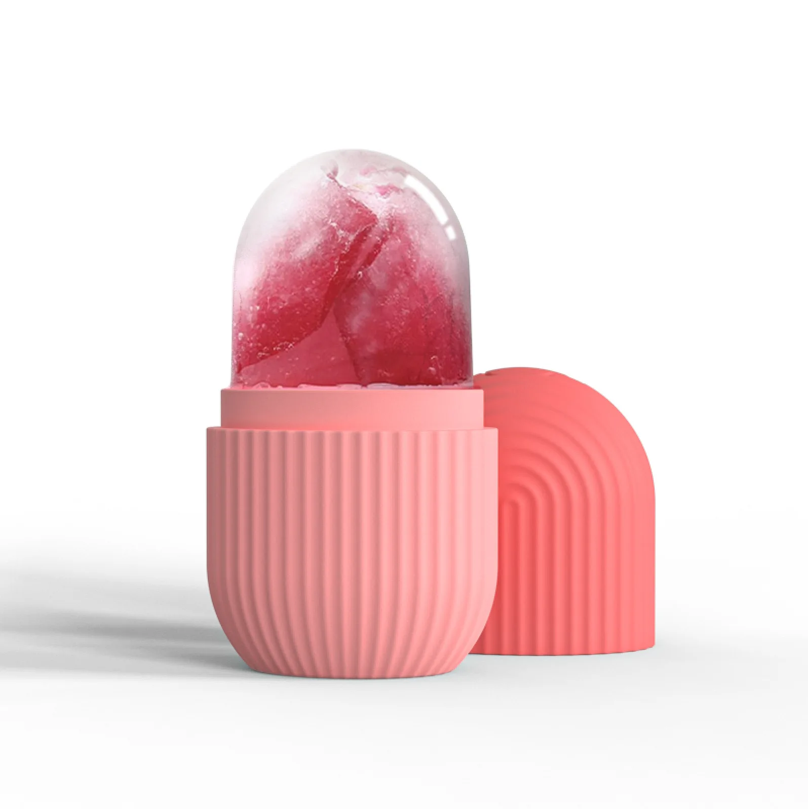 Ijs Gezicht Roller Ice Cube Beauty Massage Siliconen Ijs Mal Voor Oog Wallen Ijs Gezicht Roller Krimp Poriën Huidverzorgingstool