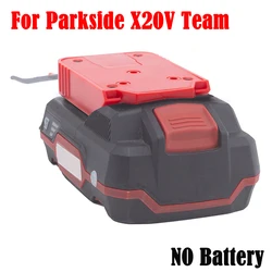 Adaptador de batería DIY para Lidl Parkside X20V Team, soporte de base de batería de litio, cables de 14AWG (con fusible y interruptor)