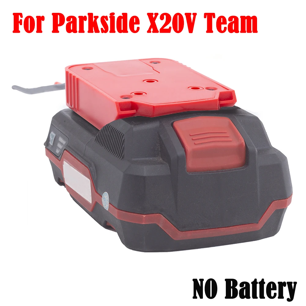Adaptador de Bateria Faça Você Mesmo para Lidl Parkside X20v Team Suporte de Doca de Bateria de Lítio Fios 14awg com Fusível e Interruptor