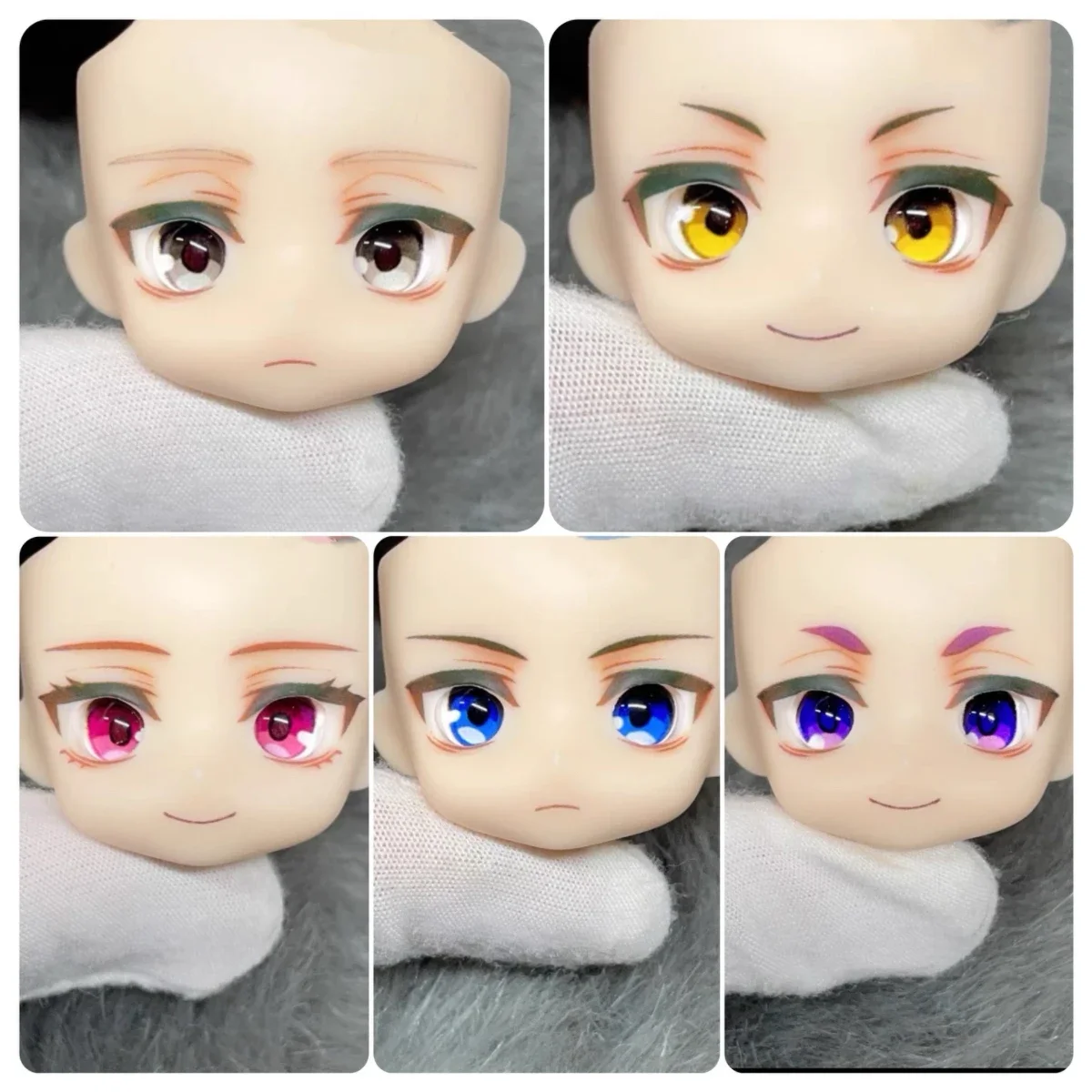 

Ob11 Open Eyes Face Mikage Reo Isagi Yoichi Nagi Seishiro Chigiri Hyoma Rin Itoshi Bachira Meguru Faceplates Doll Accessories