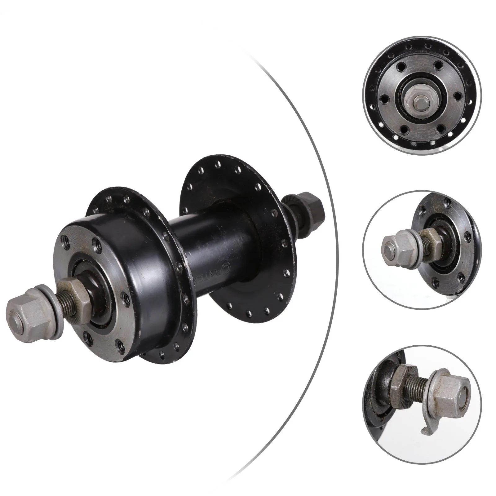 

Disc Brake Hub for 32 Holes Sealed Bearings Strong Durability Light Weight Low Friction Ideal for Mountain and Road Bike