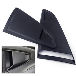 1Pair Plastic Car Window Quarter Rear Louver Side Vent Scoop Cover Black Fit For Ford Mustang 2015 2016 2017 2018