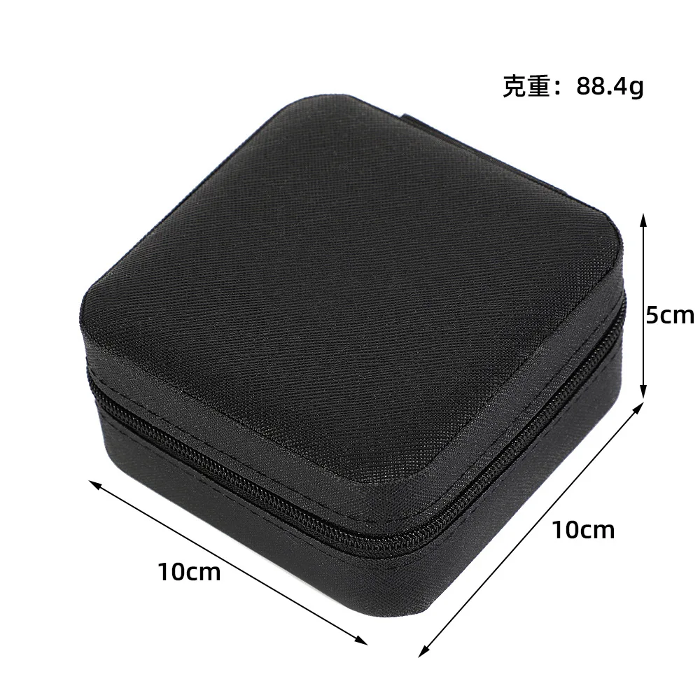 Portable Mini Jewelry Storage Box Travel Organizer Jewelry Case Leather Storage Earrings Necklace Ring Jewelry Organizer Display image 6