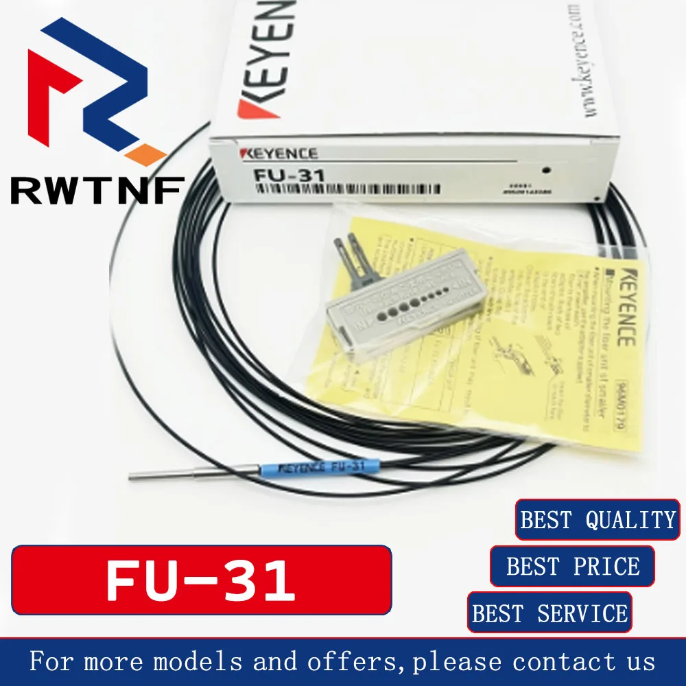 Brand New Genuine FU-31 KEYENCE Side-emitting diffuse reflection fiber optic sensor