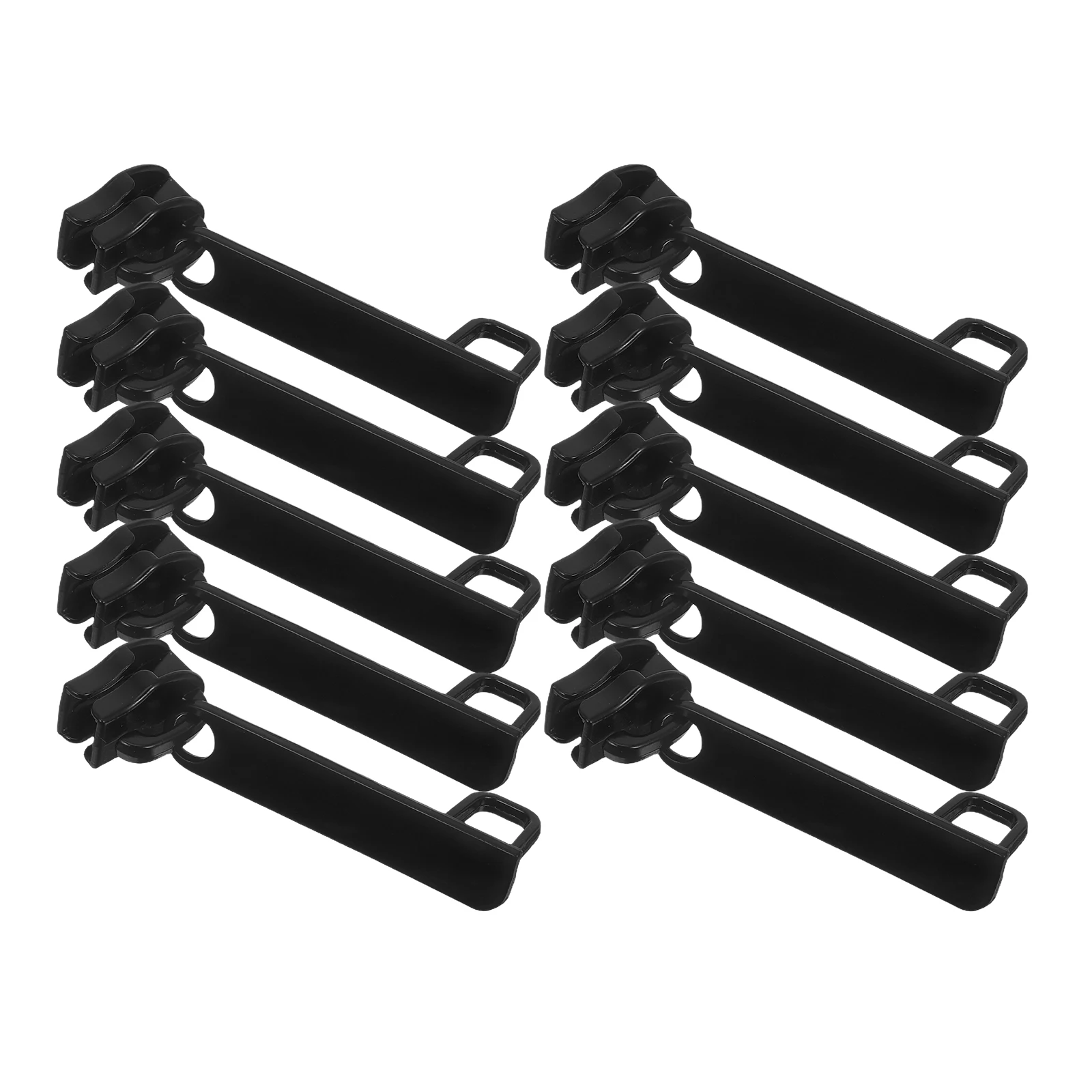 

6pcs ExplosionProof Zipper QuickRelease Heads Suitcase Nylon Parts LockHole Customizable Secure Travel Accessories