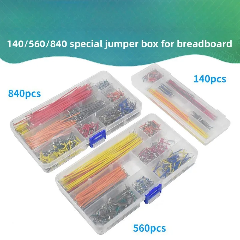 

Boxed 140mm High Quality Breadboard Jumper Wires 560pcs
